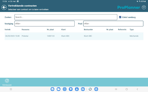 ProPlanner Dockx Screen 3