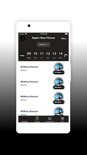 Aspen Row Fitness Screen 2