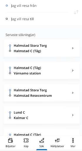 Hallandstrafiken Screen 2