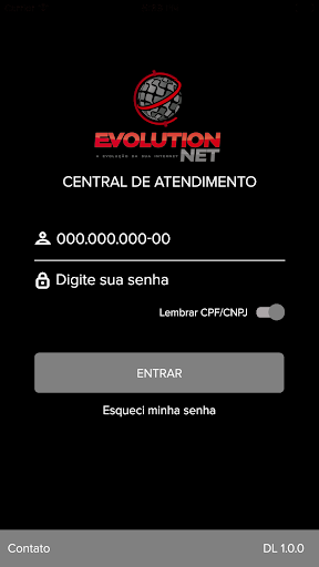 Android application Evolution Net screenshort