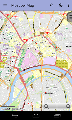 Moscow Offline City Map Screen 2