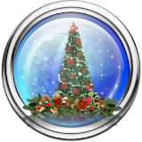Snow Globe Christmas Tree LWP icon