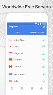 Snap VPN v4.7.1.1 MOD APK (Premium Unlocked) 2