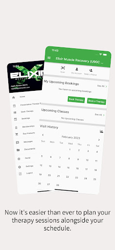 Elixir Muscle Recovery Member Screen 2