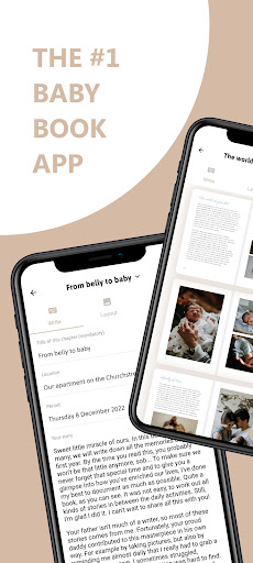 Android application Baby Diaries Newborn Baby Book screenshort