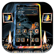 Smoky Matchstick Flame Launcher Theme