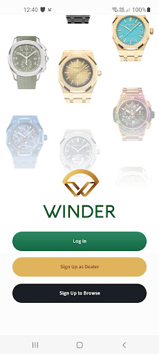 Android application Winder - Buy & Sell Watches screenshort
