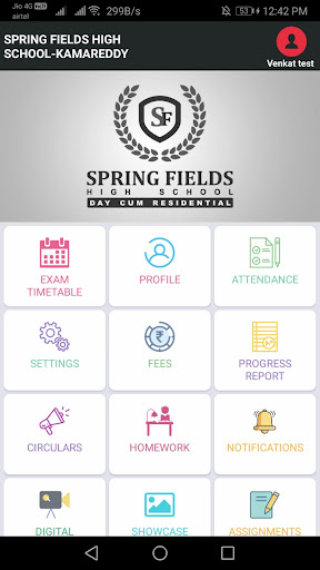 Spring Fields High School Screen 2