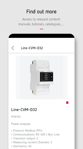 Circutor MyCatalog Screen 2