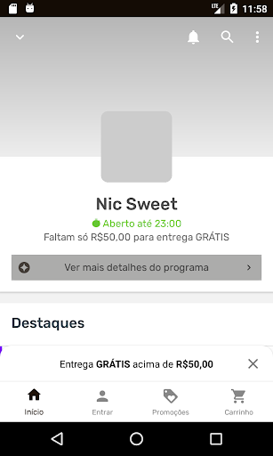 Android application Nic Sweet screenshort