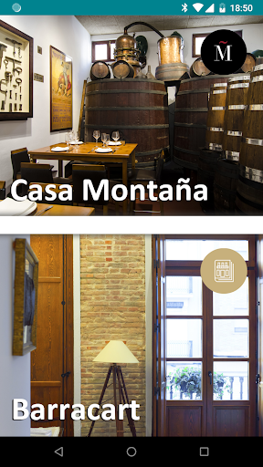 Android application Barracart - Casa Montaña screenshort