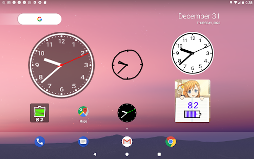 Simple Analog Clock [Widget] Screenshot