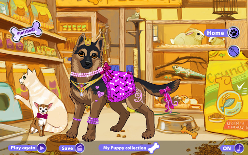 Fancy Puppy Dress Up Game Screen 3