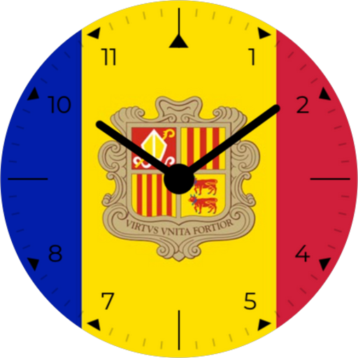 Android application Andorra Analog Watch Face screenshort