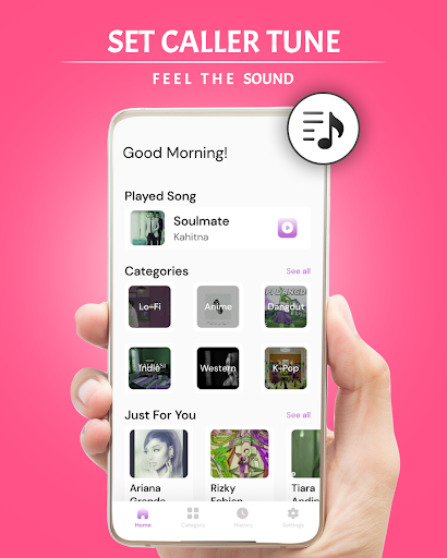 Set Caller Tune - Ringtone Screen 2