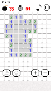 Minesweeper-Brain train puzzle