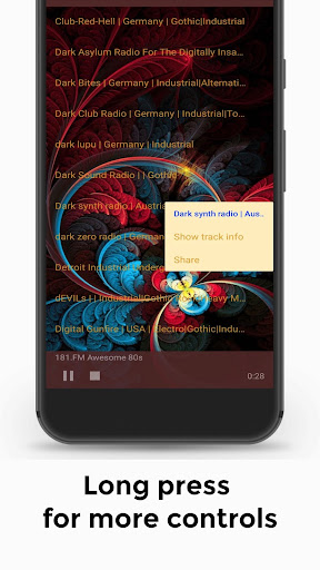 Industrial Music Radio Screenshot 3 - AppWisp.com