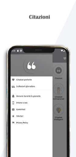 Android application Citazioni screenshort