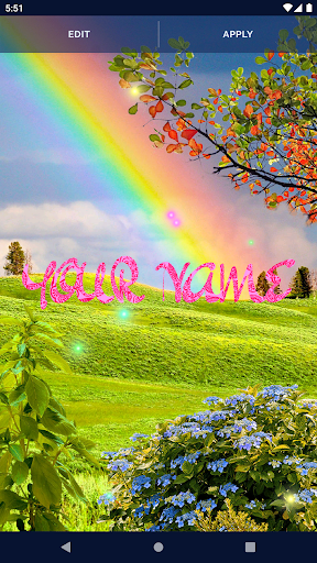Rainbow Nature Live Wallpaper Screen 3