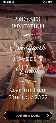 Android application Shreyansh Weds Nehul screenshort