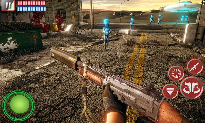 Alien Attack City Battle Game 1.0 APK + Mod (Mega mod) for Android