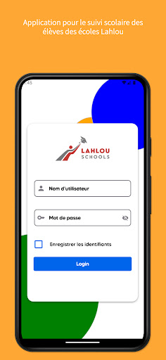 Android application Lahlou Schools screenshort