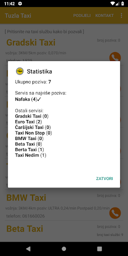 Tuzla Taxi Screen 2