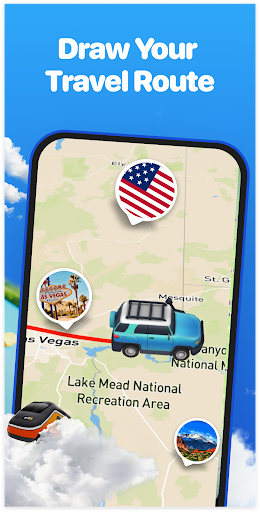 Screenshot of TravelAnimator・Journey Route
