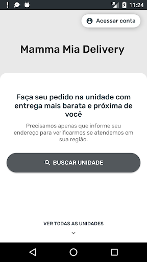 Android application MammaMia Delivery screenshort