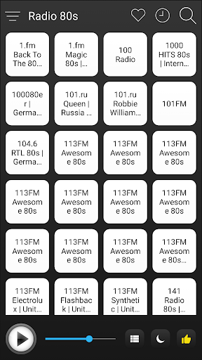 Android application 80s Radio FM AM Music screenshort