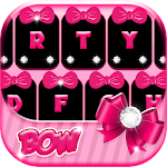 Pink Bow - Keyboard Theme Apk