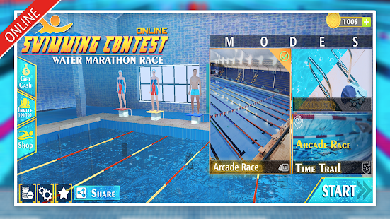 Swimming Contest Online : Water Marathon Race screenshots 7