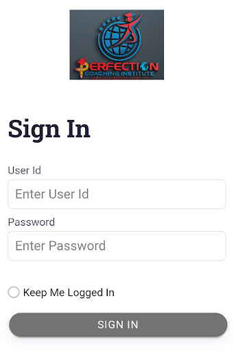 Android application Perfection Institute screenshort