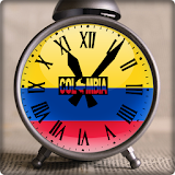 Colombia time icon