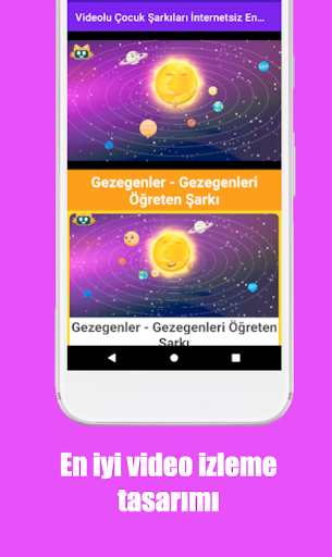 Android application Videolu Çocuk Şarkıları 3 screenshort