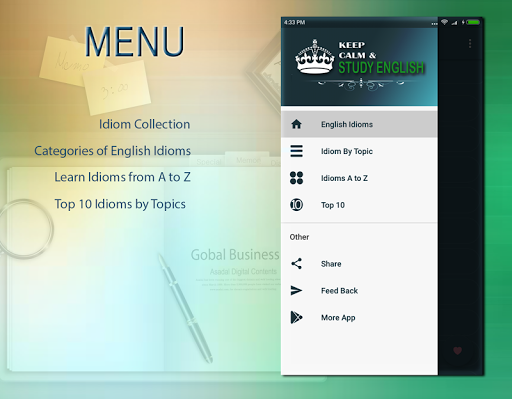 Android application English Idioms In Use screenshort