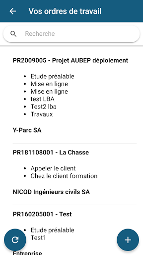 AUBEP ERP - Mobile Screen 3
