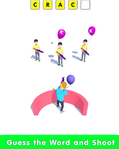 Android application Word Shooter - Word Games screenshort