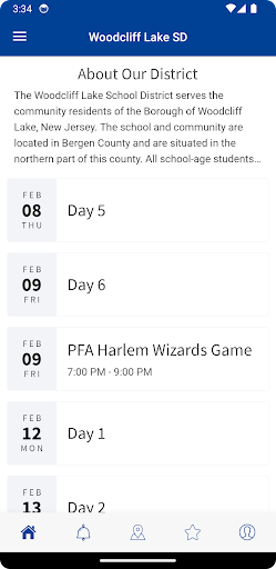 Android application WCL Schools screenshort