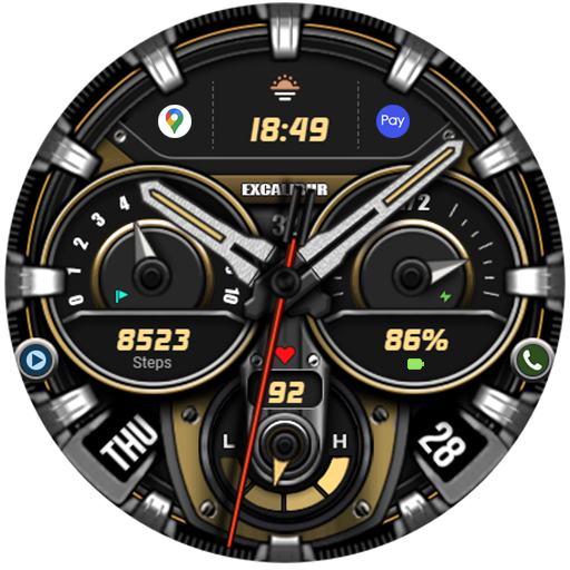 WFP 240 Modern watch face screenshot 33