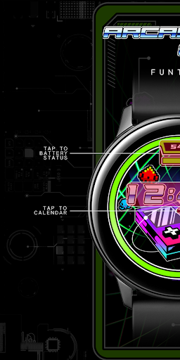 Android application Arcade Game_Watchface screenshort