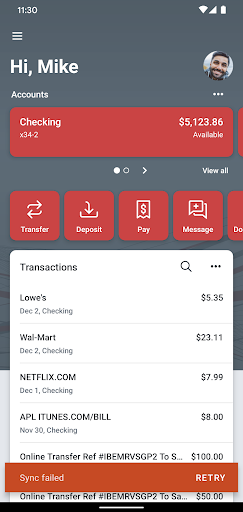 Peoples Bank & Trust Screen 2