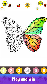 Imágen 7 Butterfly Paint by Number Book android