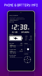 Digital Clock &amp; Battery Charge v6.0.14 APK VIP