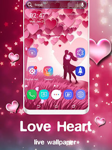 Love Heart Particle LiveWallpaper 3.0 APK screenshots 1