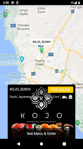 Kojo Sushi Paphos Screen 2