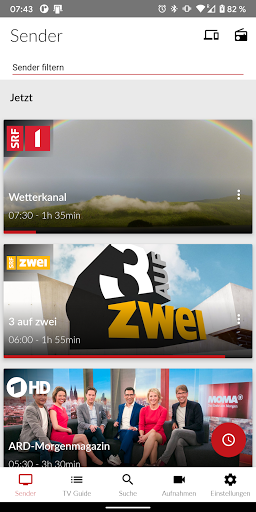 Android application FL1 TV plus screenshort