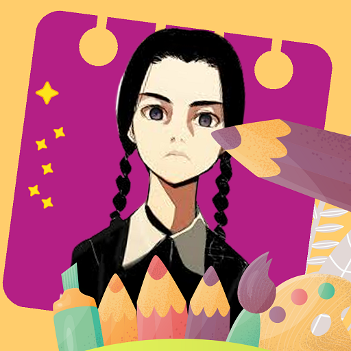 Wednesday Addams: Color Game