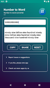 Number to word converter offline 1.4 5