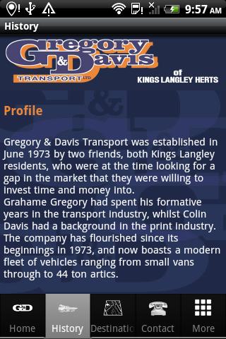 Gregory Davis Transport Ltd